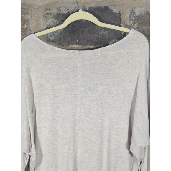 Banana Republic Factory Top Woman's Medium Tan Scoop Neck Neutral Light Weight - Picture 6 of 11